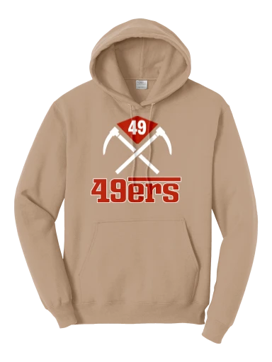GVYF 49ers Core Fleece Pullover Hooded Sweatshirt preview, front