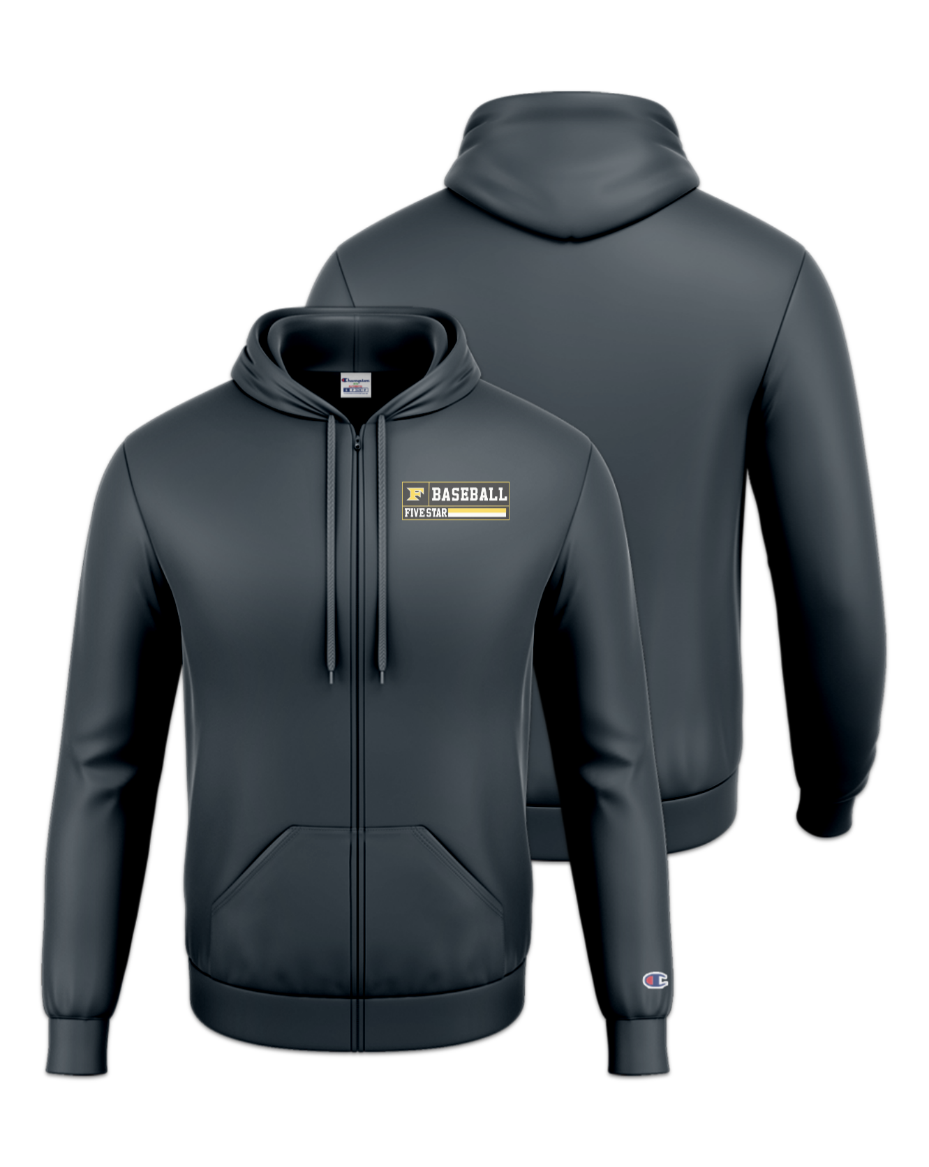 Rendered product preview, stack