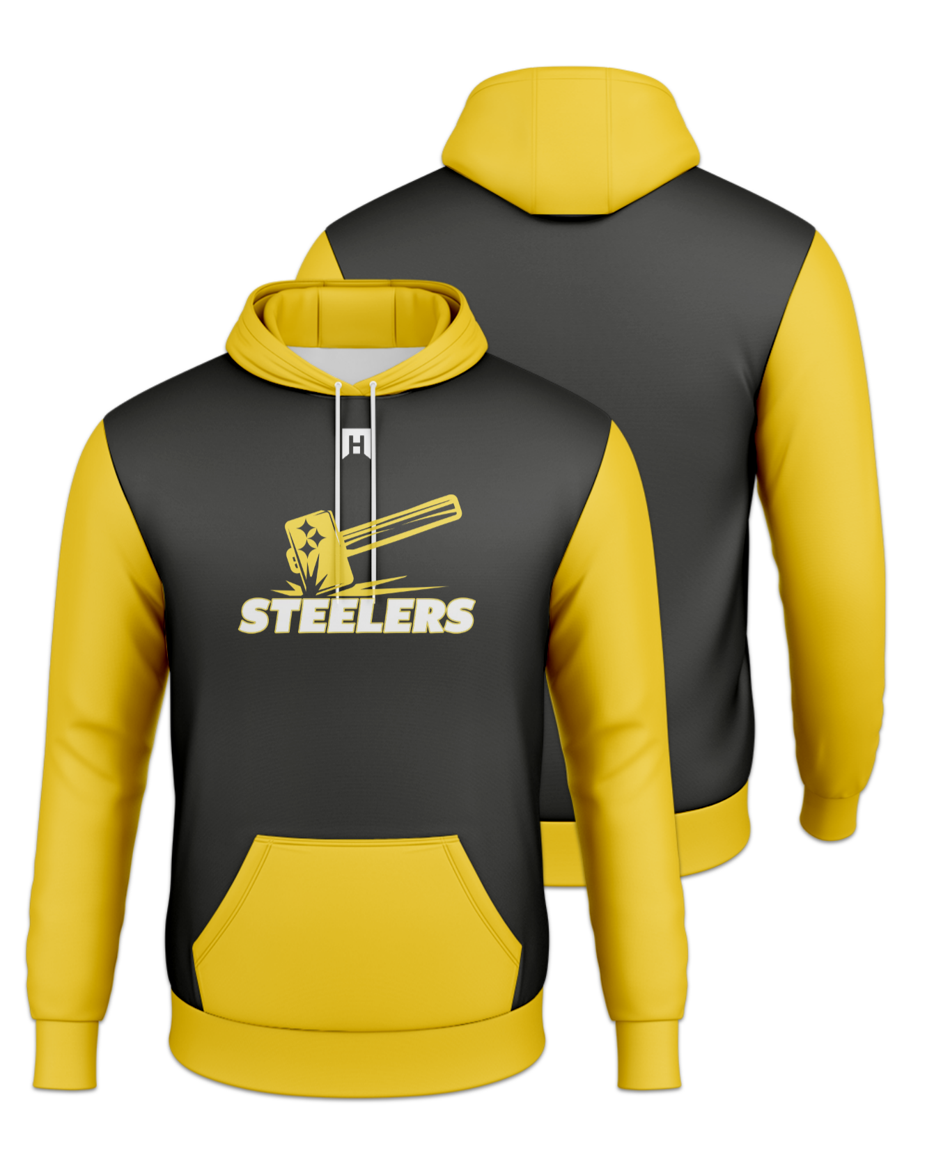 Rendered product preview, stack