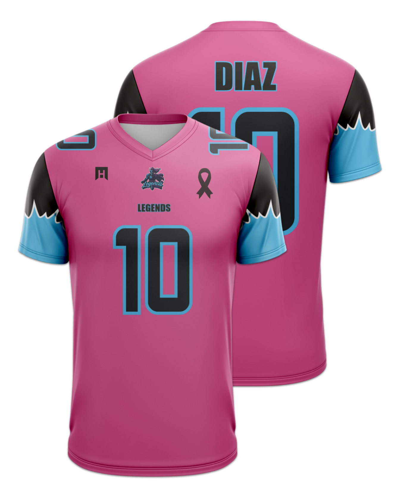 Rendered product preview, stack