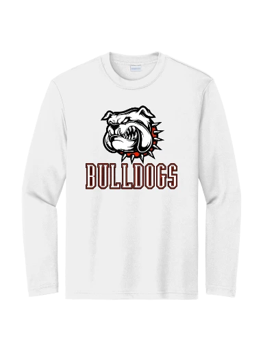 GVYF Bulldogs Youth Long Sleeve PosiCharge Competitor Tee preview, front