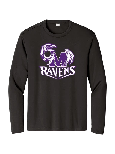 GVYF Ravens Long Sleeve PosiCharge Competitor Tee preview, front