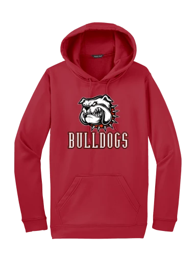 GVYF Bulldogs Sport-Wick Fleece Hooded Pullover preview, front