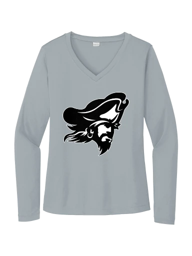 GVYF Raiders Women's Long Sleeve PosiCharge Competitor V-Neck Tee preview, front