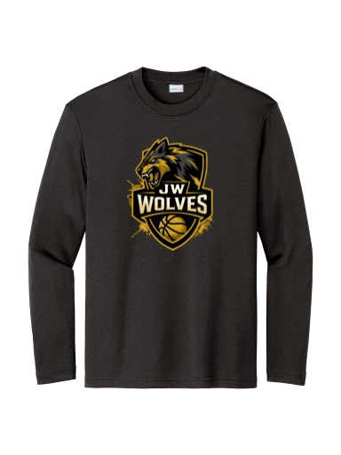 Youth Long Sleeve PosiCharge Competitor Tee preview, front