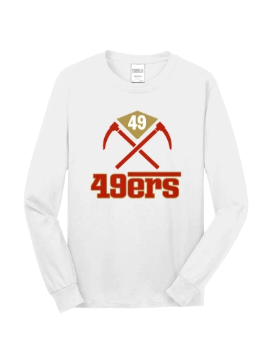 GVYF 49ers Long Sleeve Core Cotton Tee preview, front