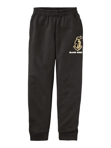 GVYF Black Knights Youth Core Fleece Jogger preview, front