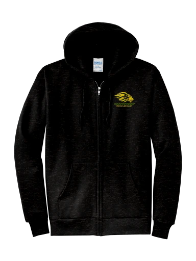 Port & Co Core Fleece Full-Zip Hooded Sweatshirt preview, front