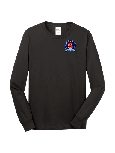 Port & Co Long Sleeve Core Cotton Tee preview, front