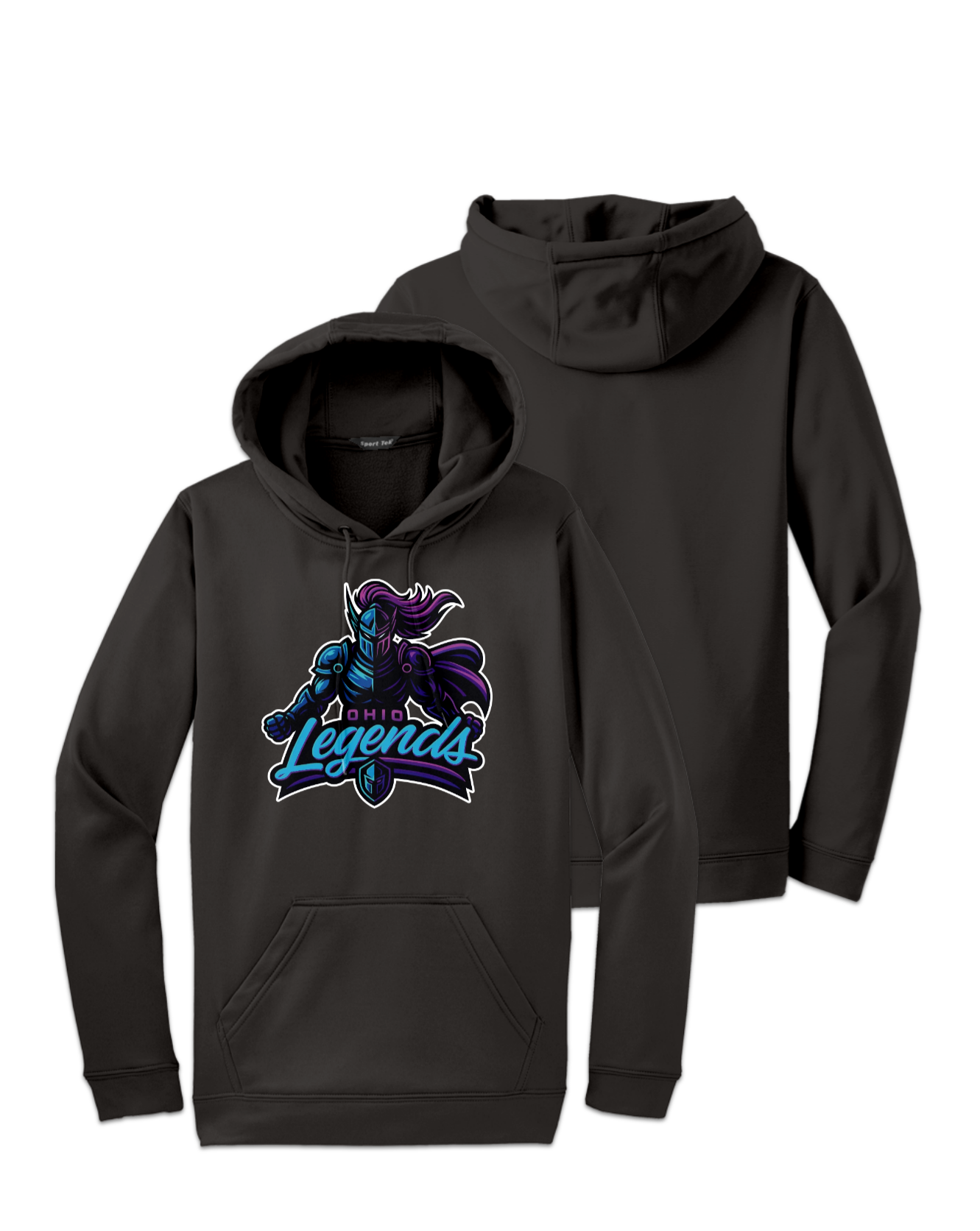 Rendered product preview, stack