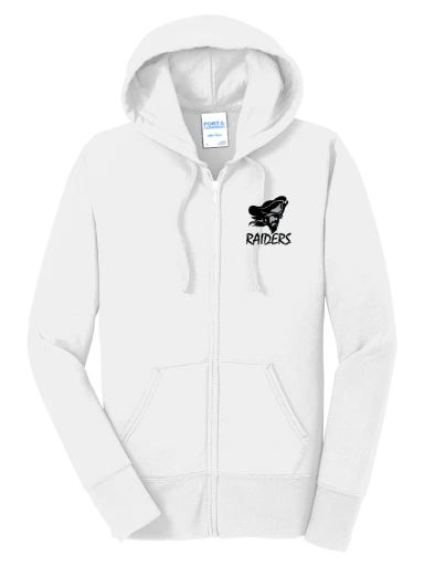 GVYF Raiders Women's Core Fleece Full-Zip Hooded Sweatshirt preview, front