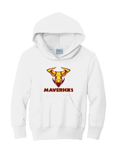 GVYF Mavericks Youth Core Fleece Pullover Hooded Sweatshirt preview, front