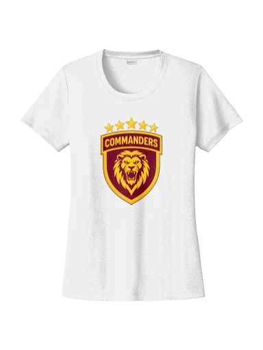 GVYF Commanders Women's PosiCharge Competitor Tee preview, front