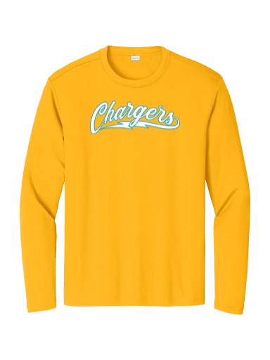 GVYF Chargers Long Sleeve PosiCharge Competitor Tee preview, front