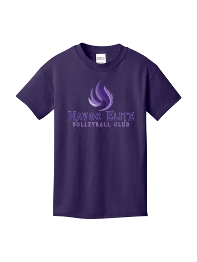 Port & Co Youth Core Cotton Tee preview, front