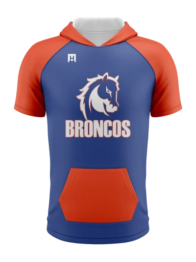 GVYF Broncos Men's Lightweight Core Short Sleeve Hoodie preview, front
