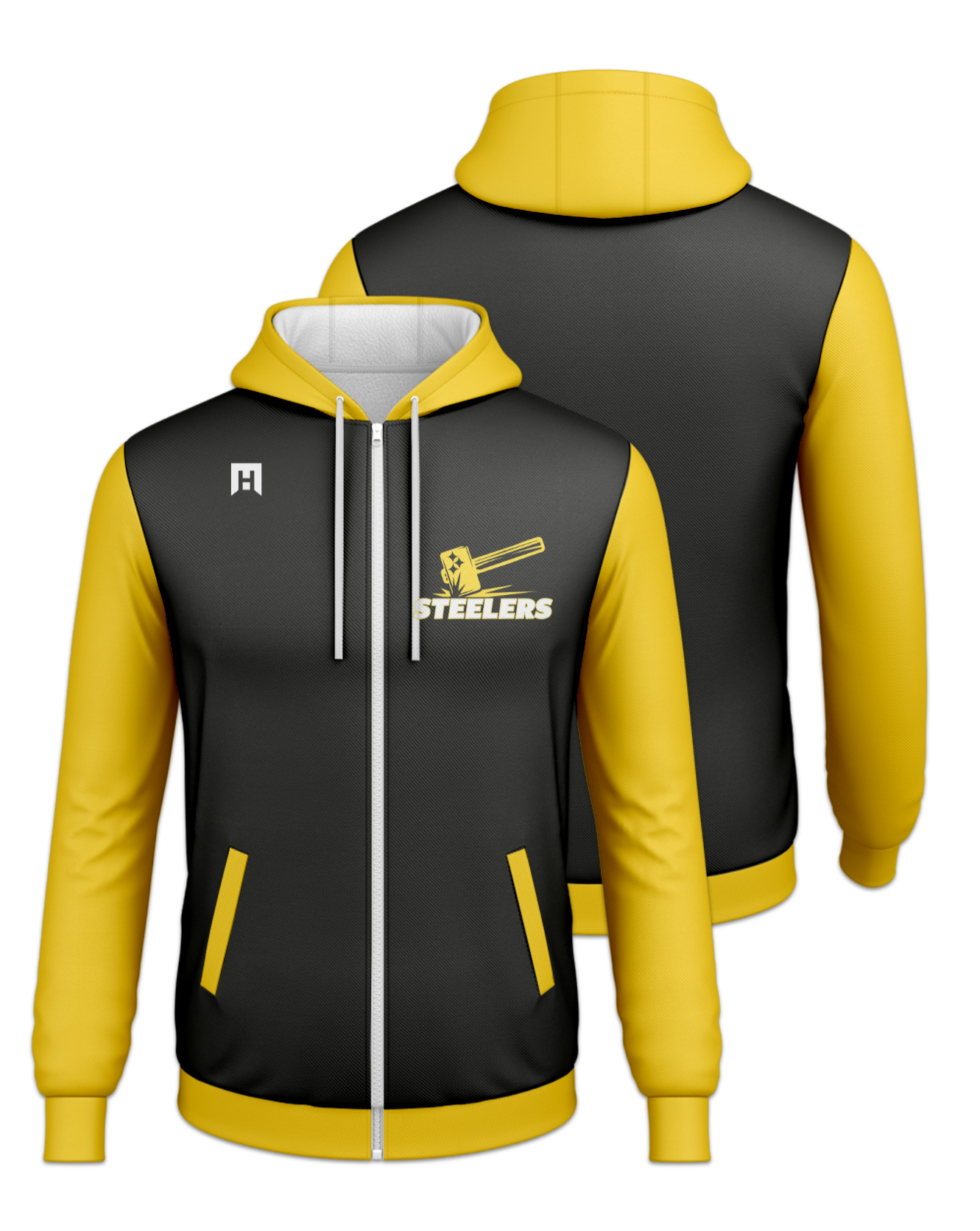 Rendered product preview, stack