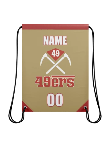 Personalized Drawstring Bag - 17.5"x23" preview, front