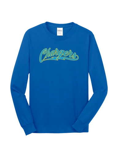 GVYF Chargers Long Sleeve Core Cotton Tee preview, front