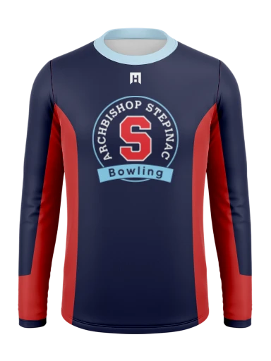 Sublimated Men's Long Sleeve U-Neck preview, front