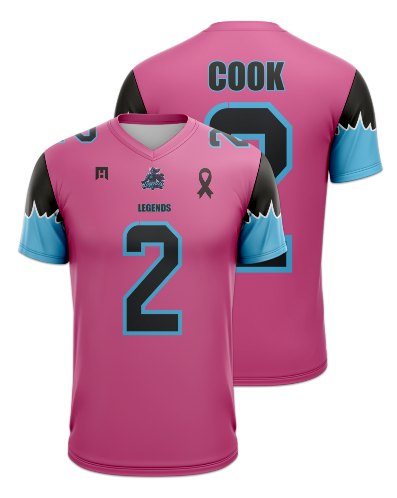 Rendered product preview, stack