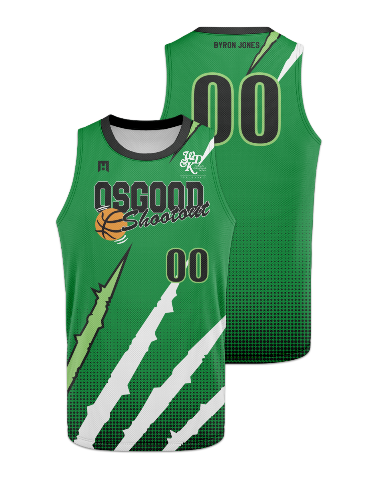 Rendered product preview, stack