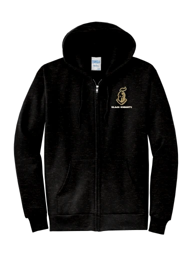 GVYF Black Knights Core Fleece Full-Zip Hooded Sweatshirt preview, front