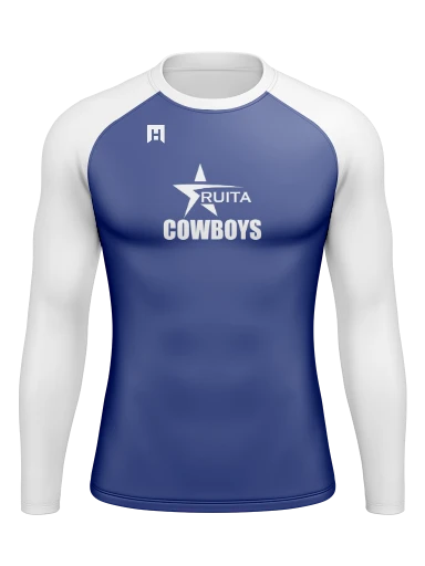 Men’s Compression Raglan Long Sleeve Rash Guard preview, front