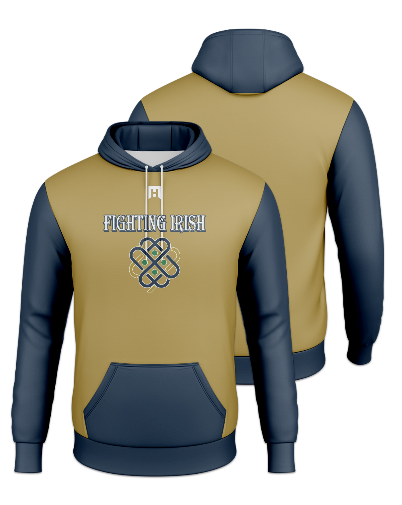 Rendered product preview, stack