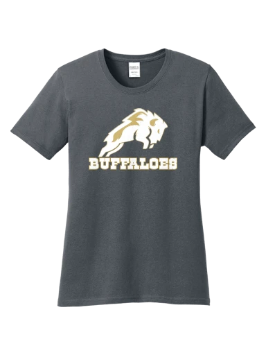 GVYF Buffaloes Women's Core Cotton Tee preview, front