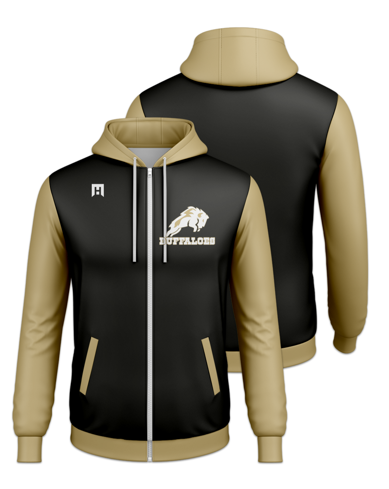 Rendered product preview, stack