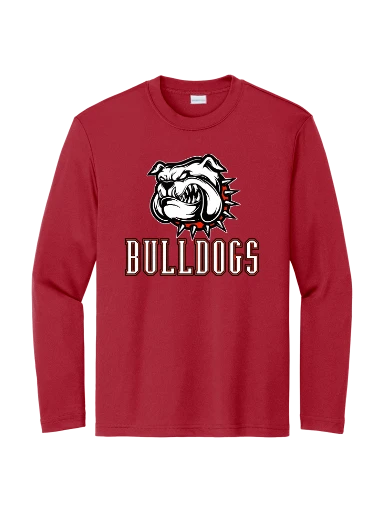 GVYF Bulldogs Youth Long Sleeve PosiCharge Competitor Tee preview, front