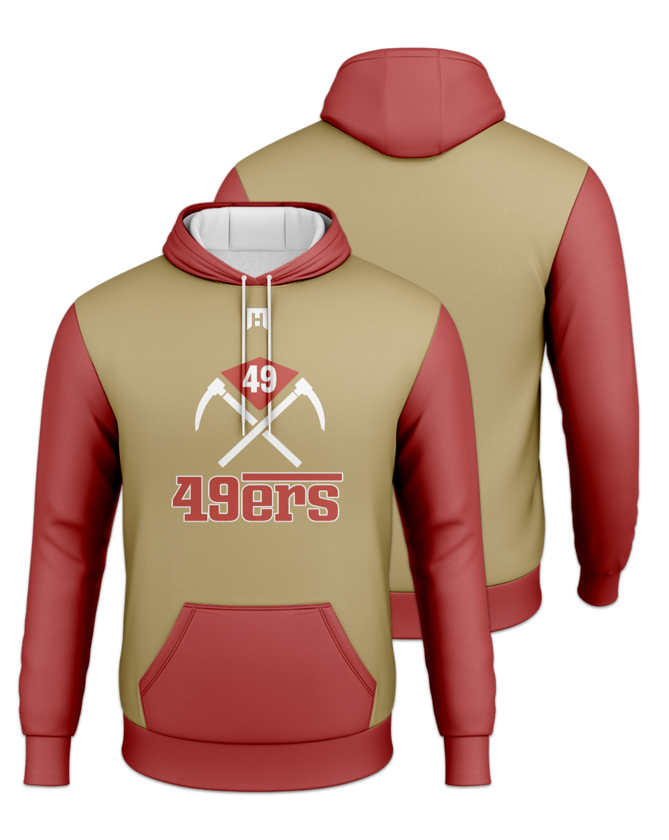 Rendered product preview, stack