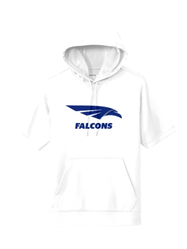 Sport-Wick Fleece Short Sleeve Hooded Pullover preview, front