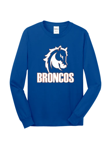 GVYF Broncos Long Sleeve Core Cotton Tee preview, front