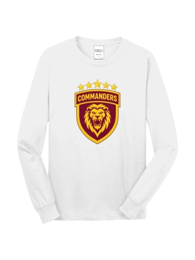 GVYF Commanders Long Sleeve Core Cotton Tee preview, front