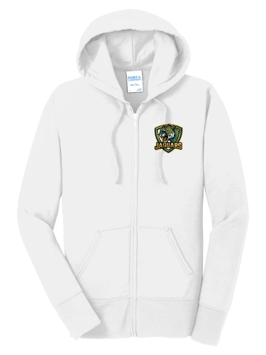GVYF Jaguars Women's Core Fleece Full-Zip Hooded Sweatshirt preview, front