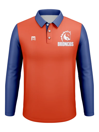 Men's Long Sleeve Polo preview, front