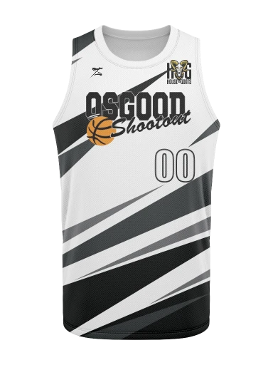 HS Basketball Jersey White preview, front