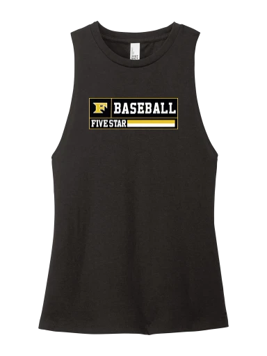 District Women's Perfect Tri Muscle Tank preview, front