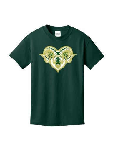 GVYF Rams Youth Core Cotton Tee preview, front