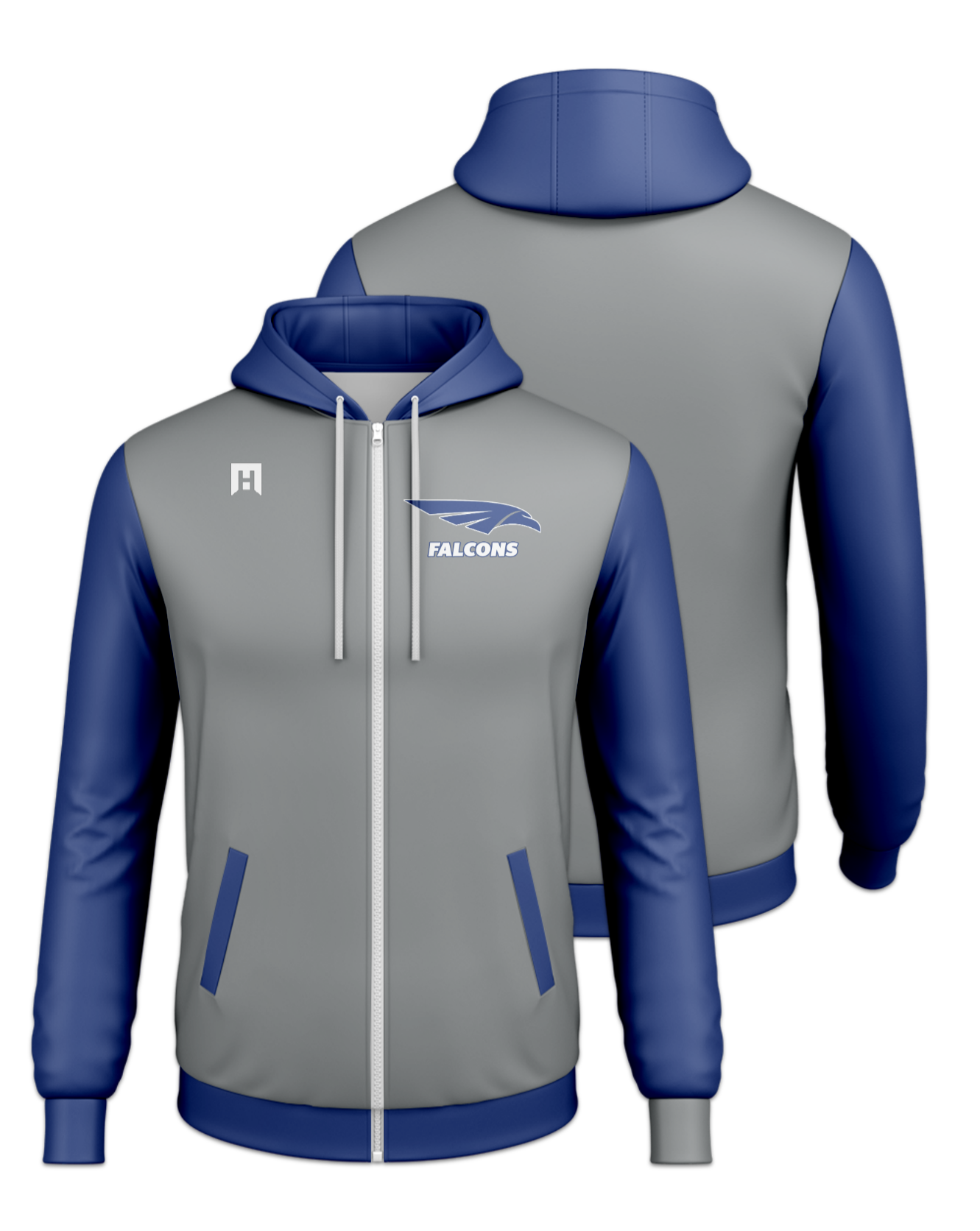 Rendered product preview, stack