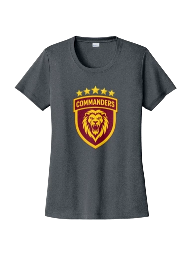 GVYF Commanders Women's PosiCharge Competitor Tee preview, front
