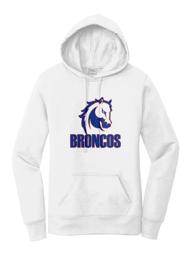 GVYF Broncos Women's Core Fleece Pullover Hooded Sweatshirt preview, front