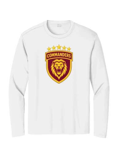 GVYF Commanders Long Sleeve PosiCharge Competitor Tee preview, front