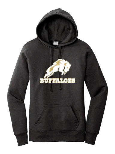 GVYF Buffaloes Women's Core Fleece Pullover Hooded Sweatshirt preview, front
