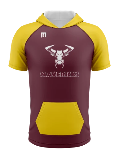 Personalized Men's Lightweight Core Short Sleeve Hoodie preview, front