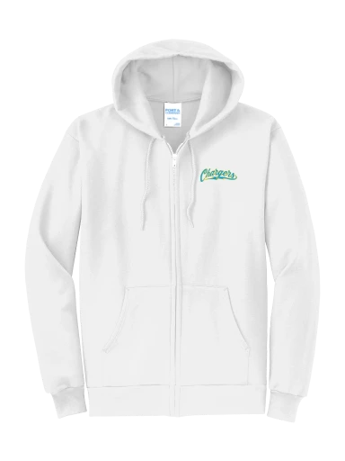 GVYF Chargers Core Fleece Full-Zip Hooded Sweatshirt preview, front