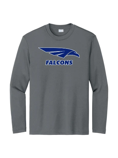 Youth Long Sleeve PosiCharge Competitor Tee preview, front