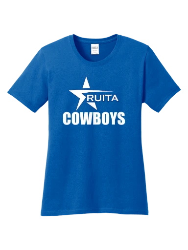 GVYF Cowboys Women's Core Cotton Tee preview, front